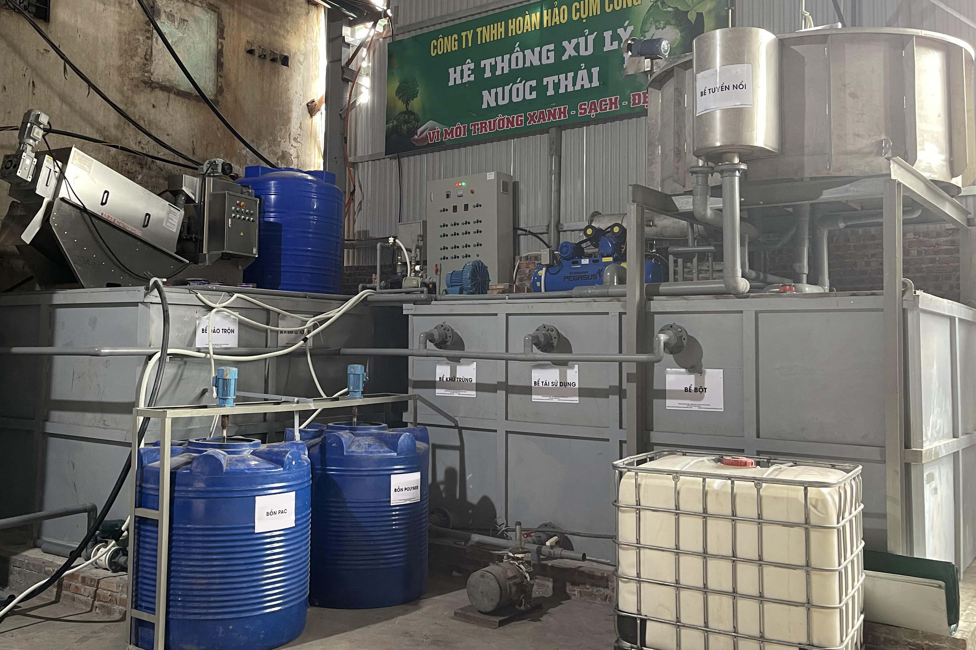  Bể tuyển nổi công suất 10m3/h